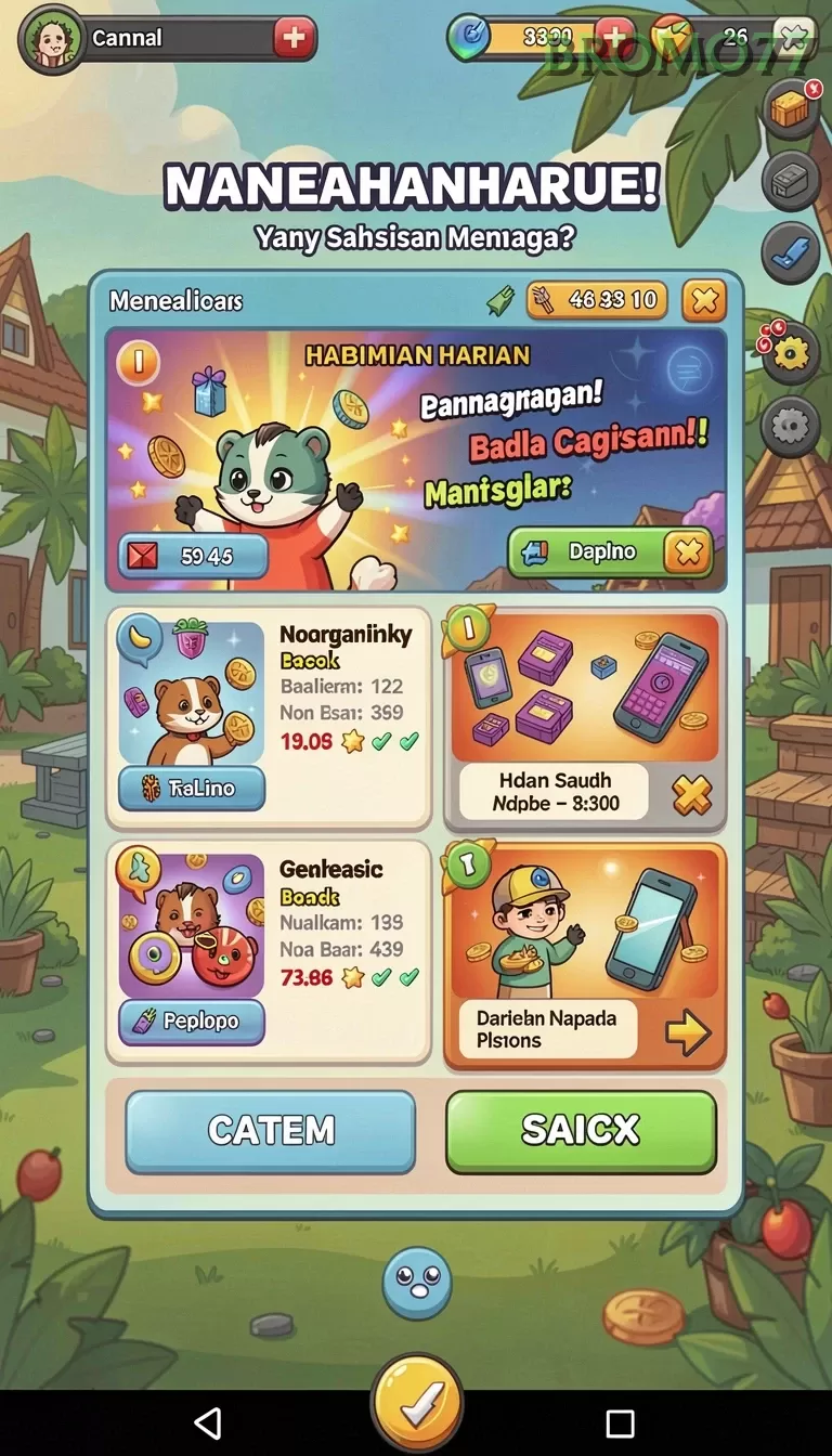 Cuplikan layar DNA777 — halaman utama