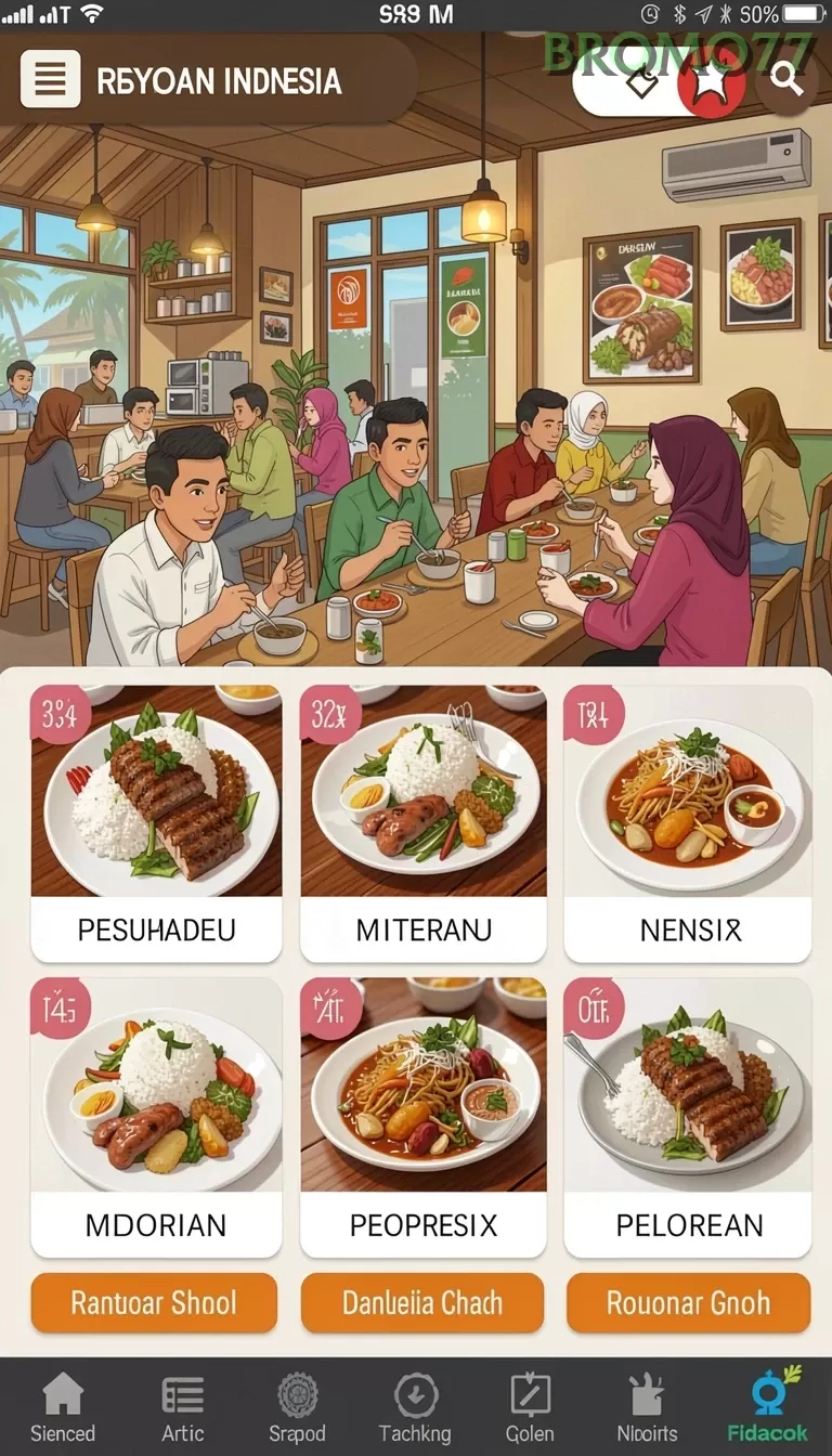 Cuplikan layar S13 — menu navigasi